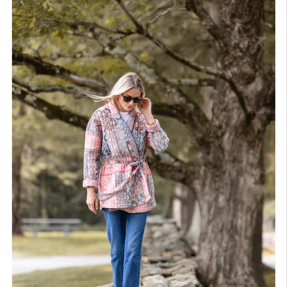 Women's Multicolor Patterned Jacket NWT - image 1